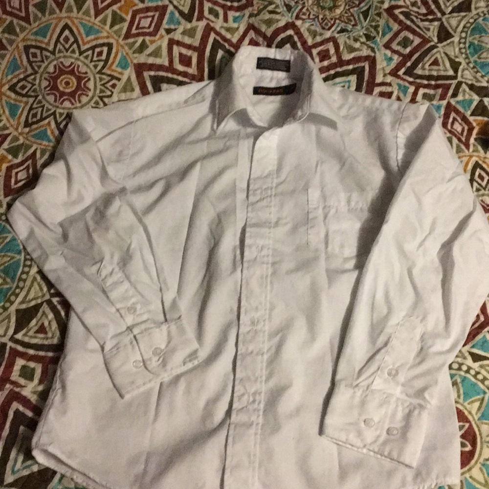 3 For $20 Or $9 Each Boys White Button Up Shirt